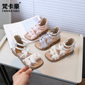 Vancahao girls' roman sandals -  summer new collection: butterfly princess sandals for little girls, perfect for beach and everyday wear