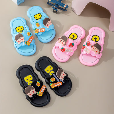 2023 new children's slippers - summer trendy cartoon slides for kids, perfect for indoor and outdoor wear