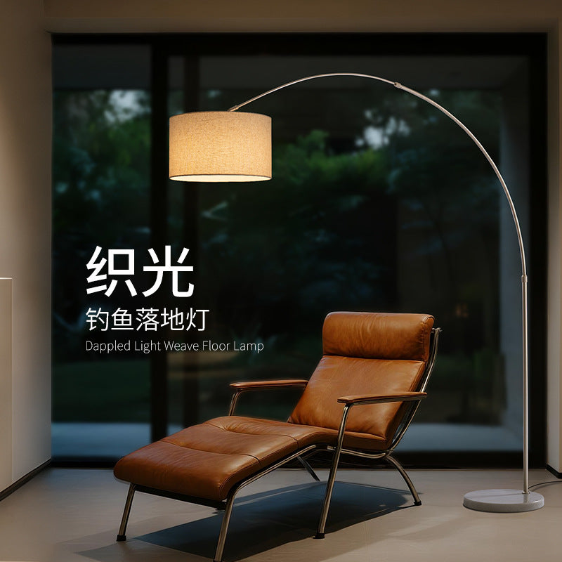 Fishing lamp floor lamp living room sofa next to classy modern minimalist accessible luxury atmosphere lamp popular new home
