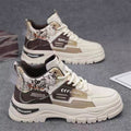 Boots men's spring 2025new arrival high-top sneakers breathable casualeasiest for matchmentrendy flat thick-soled trendy shoes