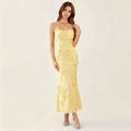 C7752 cross-border    new women's french style camisole dress with 3d floral appliqué