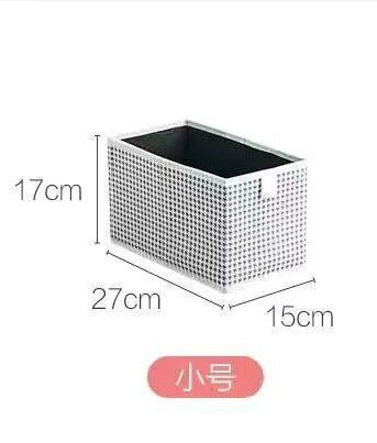 Amazon popular fabric art storage box foldable non-woven clothes sorting box toy sundries storage sorting box