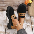 export women's loafers - new spring/autumn  collection: european & american style round toe low heel slip-on leather shoes