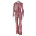 European and american style cross-border women's button-up leopard print pant set with cardigan, cinched waist top, loose fit, comfortable and trendy two-piece outfit