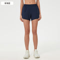 Premium women's loose-fit quick-dry athletic shorts - summer lined running, training, fitness, and yoga shorts - d25004