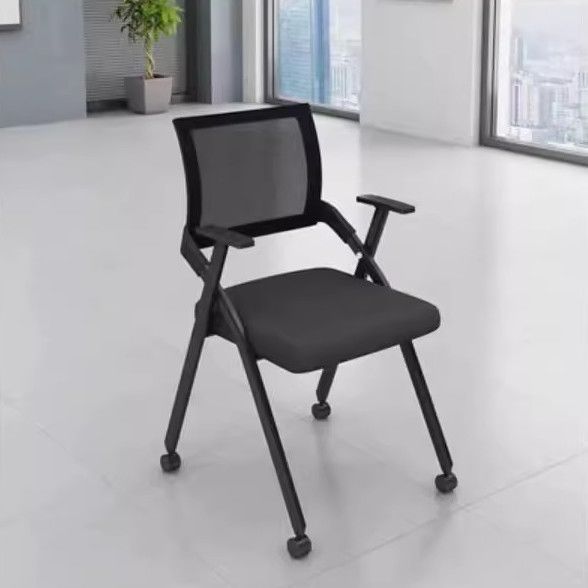 Training folding chair backrest with table board conference room training table and chair all-in-one stool foldable office chair training chair