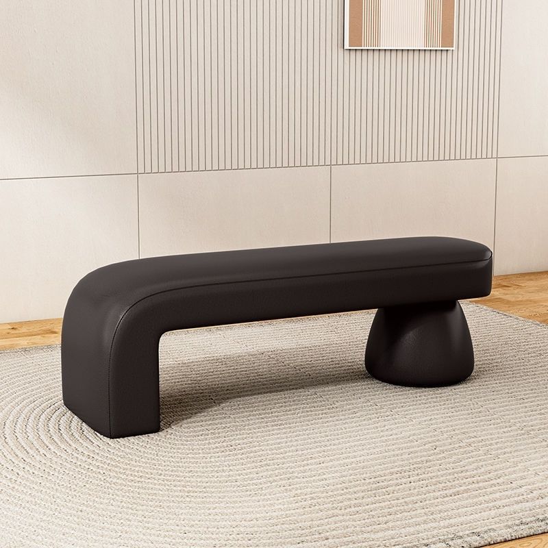 Waiting chair hair salon rest area bench sofa industrial style bench classyaccessible luxury ultra narrow
