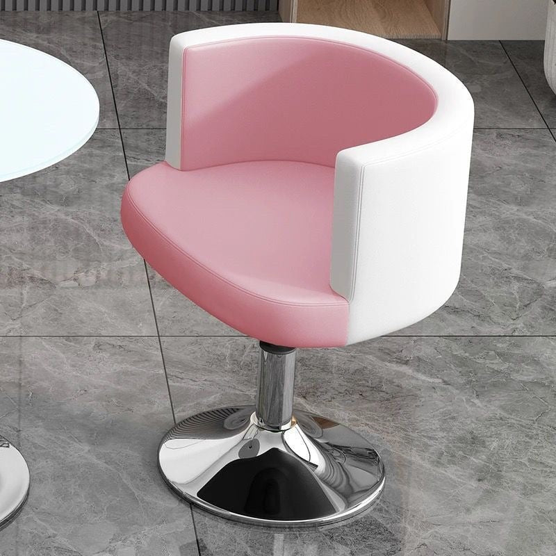 Lift and rotate casual sofa chair modern casual color matching negotiation chair for home bar reception computer chair
