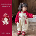 Autumnew arrival baby stylecute baby clothes autumautumn clothes one-piece hooded outing clothes super cute crawling clothes