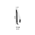 304 stainless steel slant tip tweezers - multi-purpose kitchen tool for removing hair, feathers, and fish bones. also available in 430 stainless steel flat tip tweezers