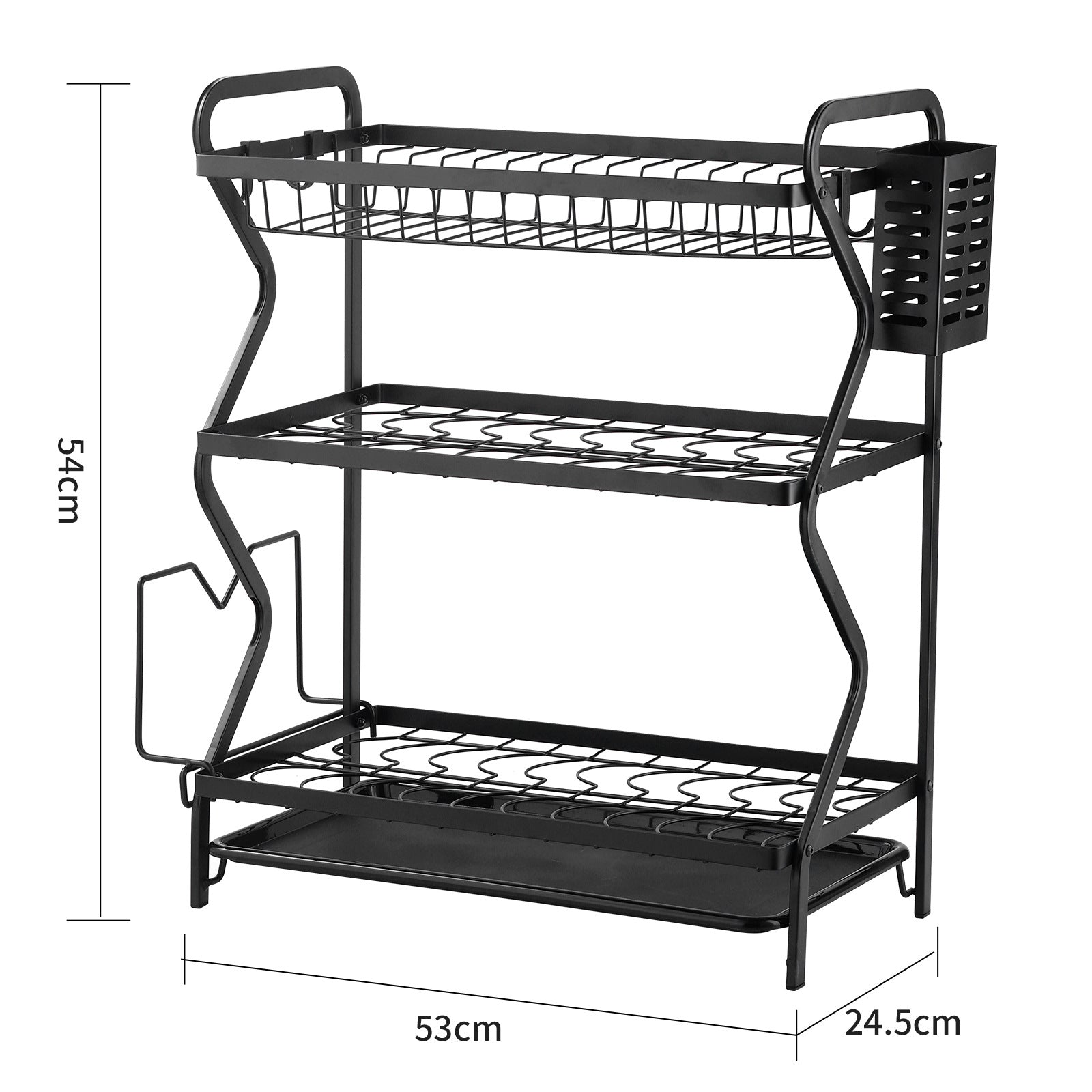 Kitchen Drain Bowl Holder Tableware Water Filter Shelf Household Plates Dish Cutlery Storage Box