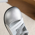 Girls' soft-soled flats: new korean style fashionable slip-on leather shoes for spring/autumn  - perfect for performances
