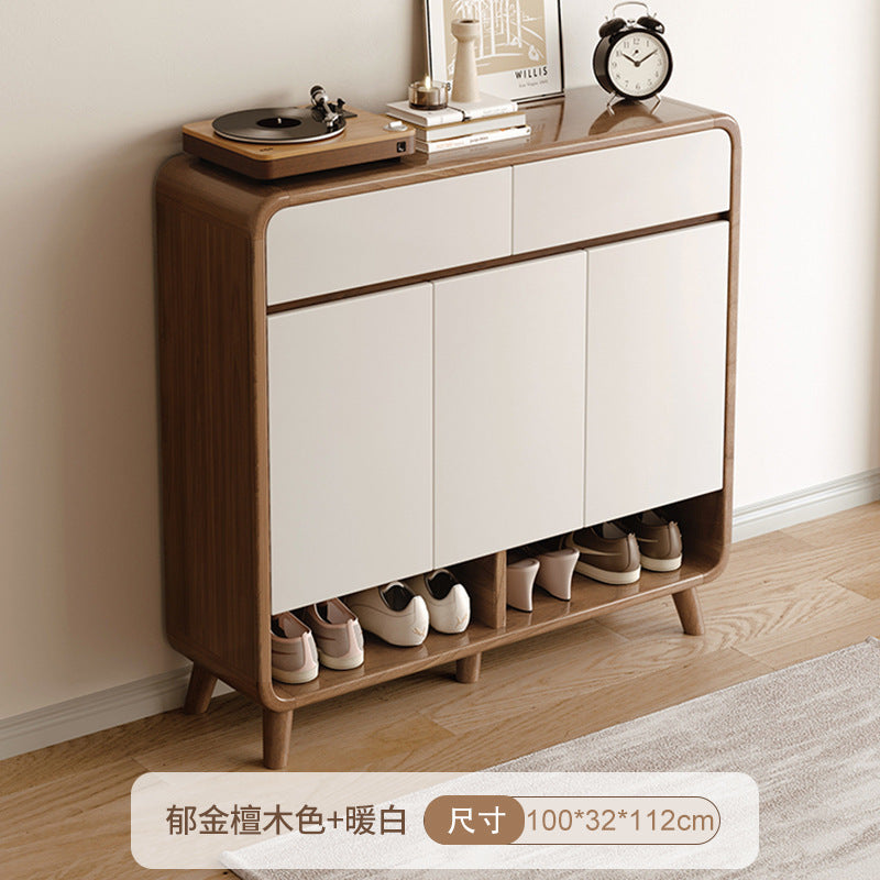 Large capacity shoe cabinet for home use - entryway, hallway, and outdoor console table all-in-one storage - new shoe rack