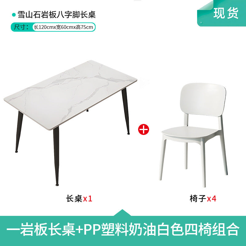 Company staff canteen dining table and chairs student canteen snack bar combination catering commercial 4 staff school restaurant