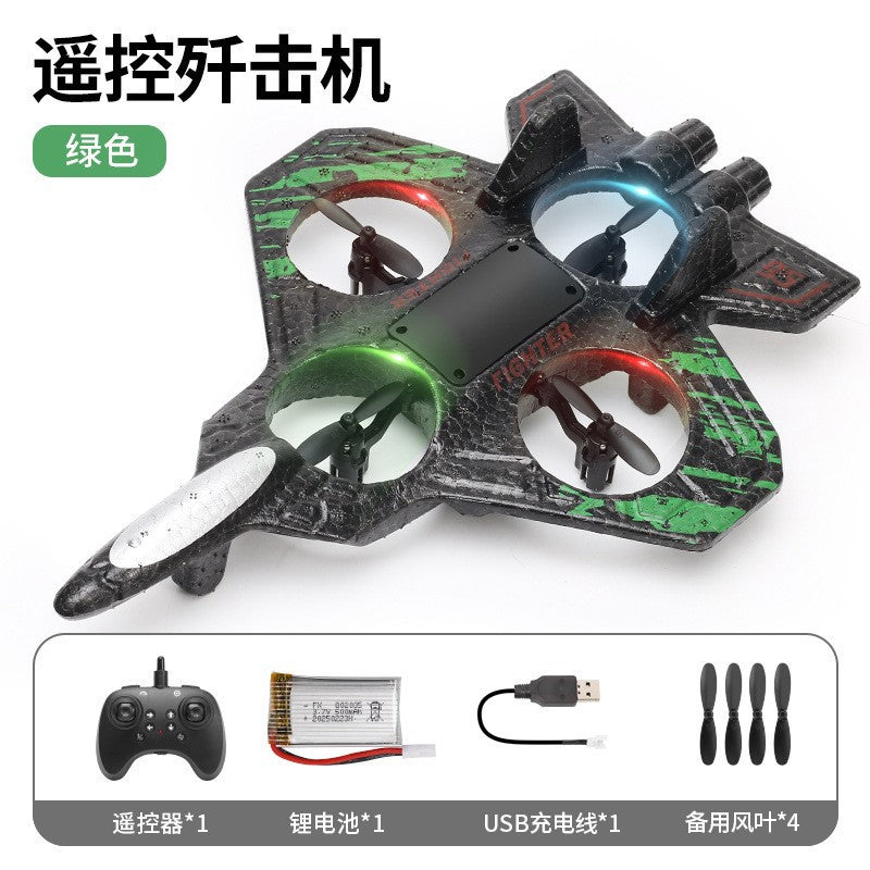 [customized] cross-border remote control four-axis aircraft gravity stunt foam toy colorful charging and fall-resistant chenghai factory