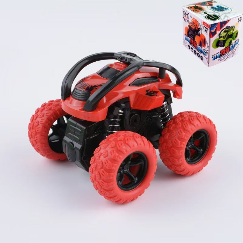 [customized] off-road vehicle internet celebrity ring toy children's four-wheel drive inertia car simulation model anti-fall toy car