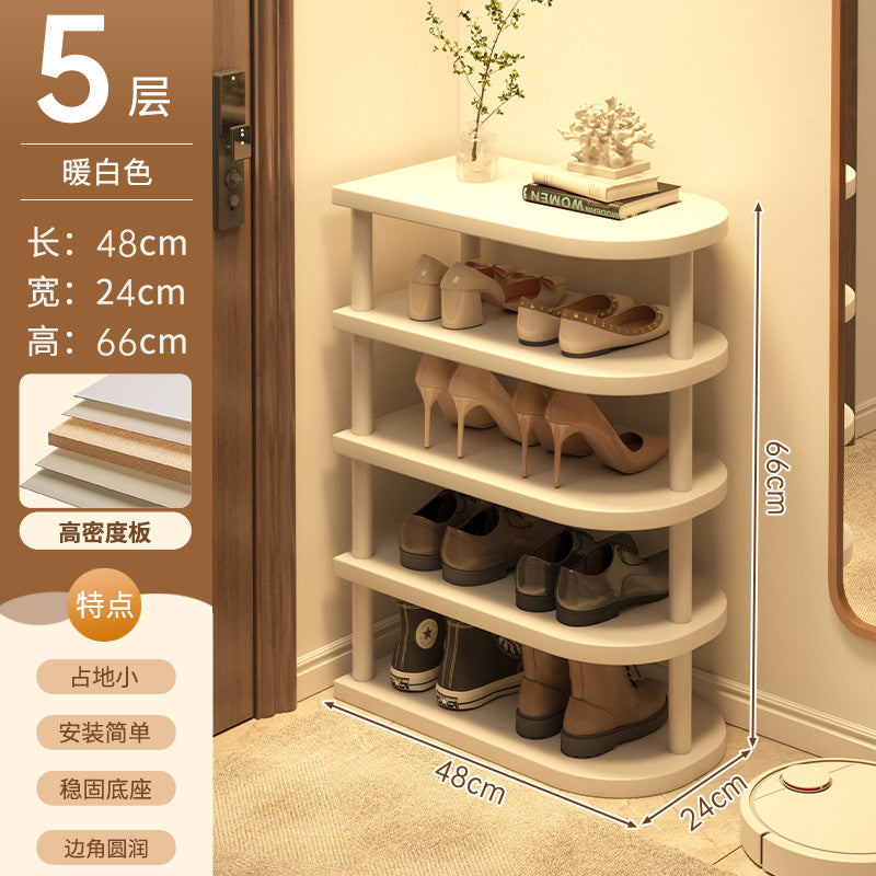 Shoe rack home door multi-layer strong and good-looking small narrow rack rental simple indoor shoe storage rack storage shoe cabinet