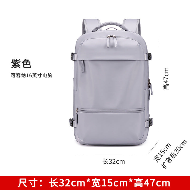 New Expansible Women's Backpack Casual Waterproof Outdoor Large Capacity Backpack Multifunctional Travel Bag Computer Bag