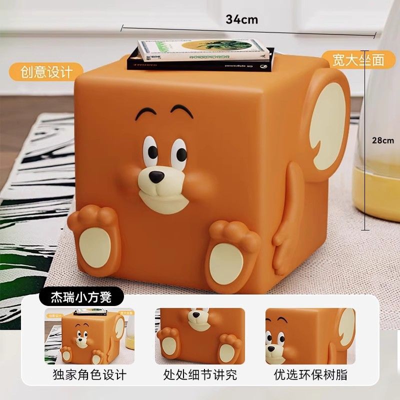 Cartoon mario stool - floor standing ornament, living room ottoman, tv cabinet side table, shoe changing stool, home decoration, bedside table