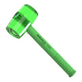 Transparent solid rubber hammer, high elasticity abrasion resistant ceramic tile knocking rubber installation hammer, bubble wrap anti-bending hammer