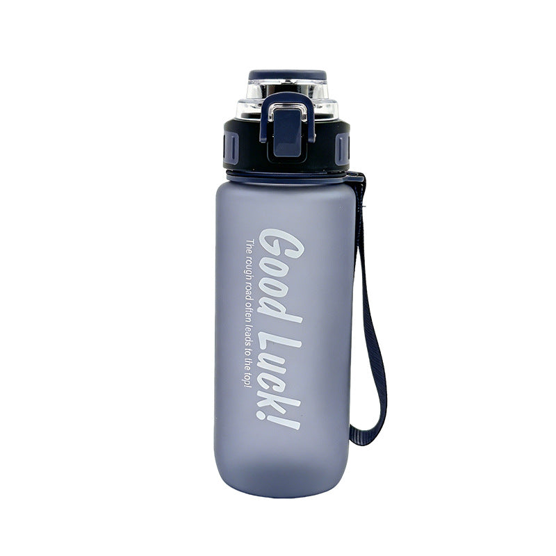 High-style sports water bottle with a creative frosted finish. large capacity, perfect for summer. portable plastic cup ideal for cycling, fitness, and sports