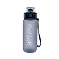 High-style sports water bottle with a creative frosted finish. large capacity, perfect for summer. portable plastic cup ideal for cycling, fitness, and sports