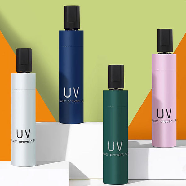 Sunshade umbrellas Men's and women's summer folding men's sunny and rainy dual-purpose sunscreen UV protection sun umbrellas can be wholesale printed logos
