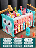 Baby fishing toys, whack-a-mole, piano, intellectual development, early education for infants, boys and girls, fish hooks