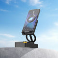 Longweishi dy62 mobile phone holder audio for home smart wireless bluetooth speaker rotate holder five-in-one luminous
