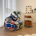 Bean bag lazy sofa graffiti creative popular sofa living room bedroom balcony tatami lounge chair commemorative edition manufacturer