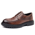 Men's leather dress shoes - live stream special: new textured leather business shoes, casual breathable work shoes, british style wedding shoes
