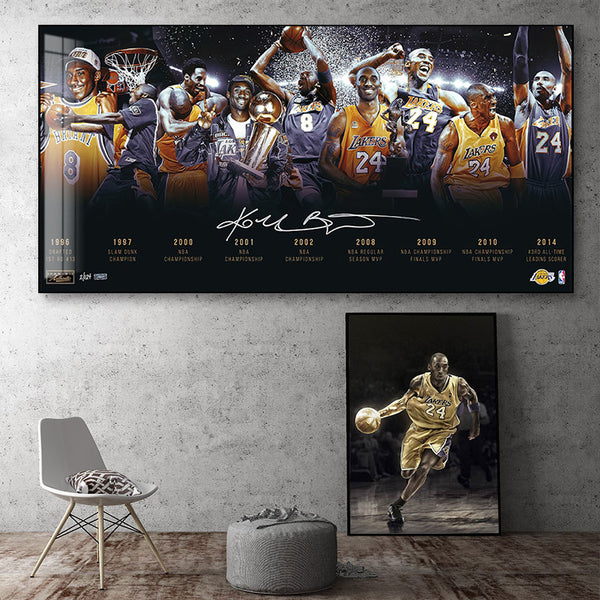 NBA basketball star decorative painting bedroom bedside e-sports room wall painting library James Jordan Kobe painting