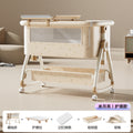 Baby crib convertible bassinet portable 2-in-1 foldable multifunctional baby bed newborn splice large bed