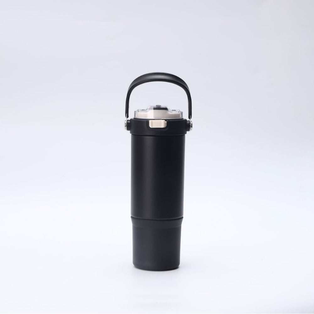 New arrival cross-border sealed leak-proof portable cup high-looking 304 stainless steel car thermos cup fitness cold coffee