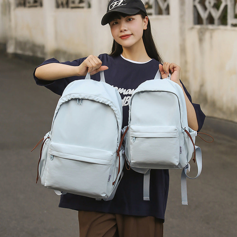 New minimalist casual backpack - japanese style, perfect for high school and college students, commuting, lightweight, and fits a laptop