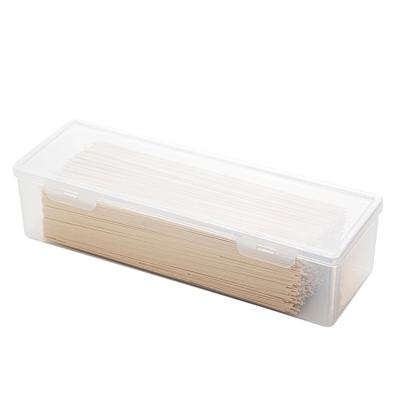 Kitchen Food Grains Storage Box Sealed with Lid Noodle Storage Box Food Grade Refrigerator Transparent Fresh-keeping Box