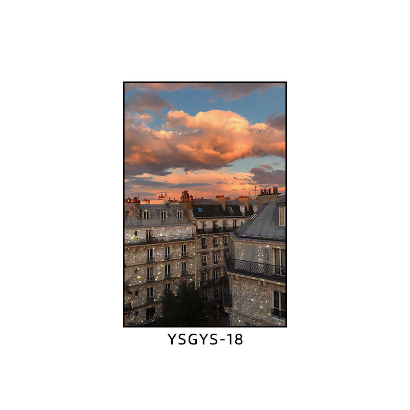 ins wind hanging painting clothing store background wall fashion decorative painting living room advanced sense flash diamond painting bathroom coffee shop