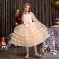 European and american cross-border girls' dresses: mesh vest cake skirt, high-end tutu dress, custom girl's dresses