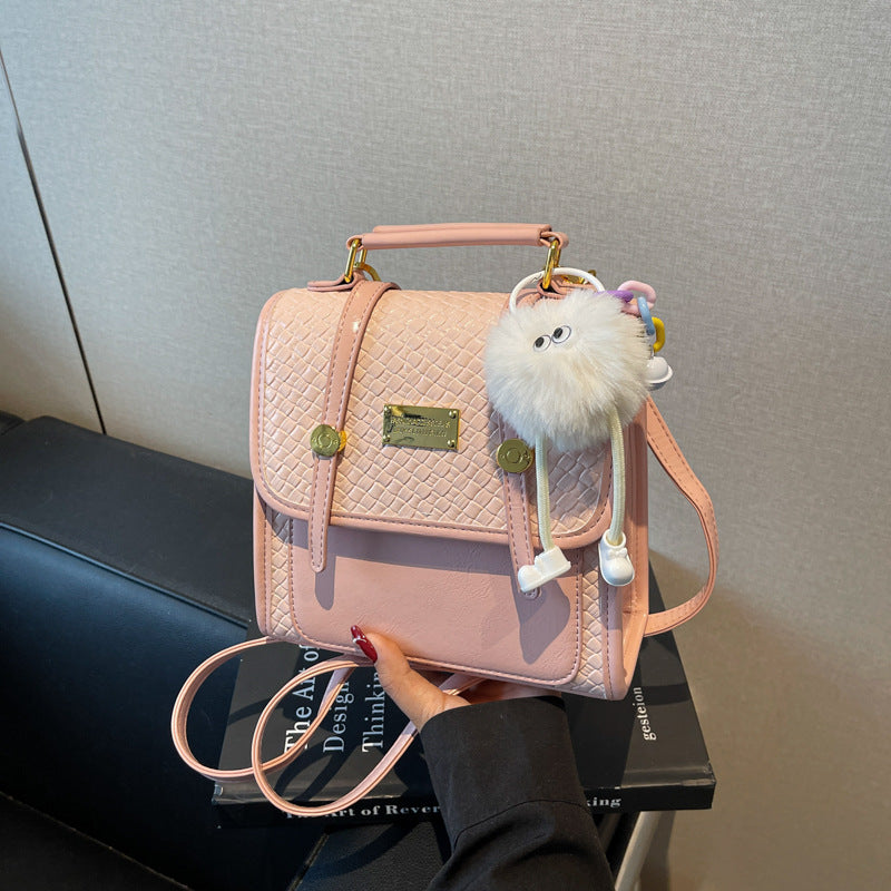 Cross-border backpack women's fashion versatile niche design sense 2025 new trend Korean version messenger bag travel backpack