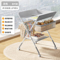 Changing table, baby care station, massage & bathing combo - foldable, portable, multifunctional newborn baby bed with changing and touching surface