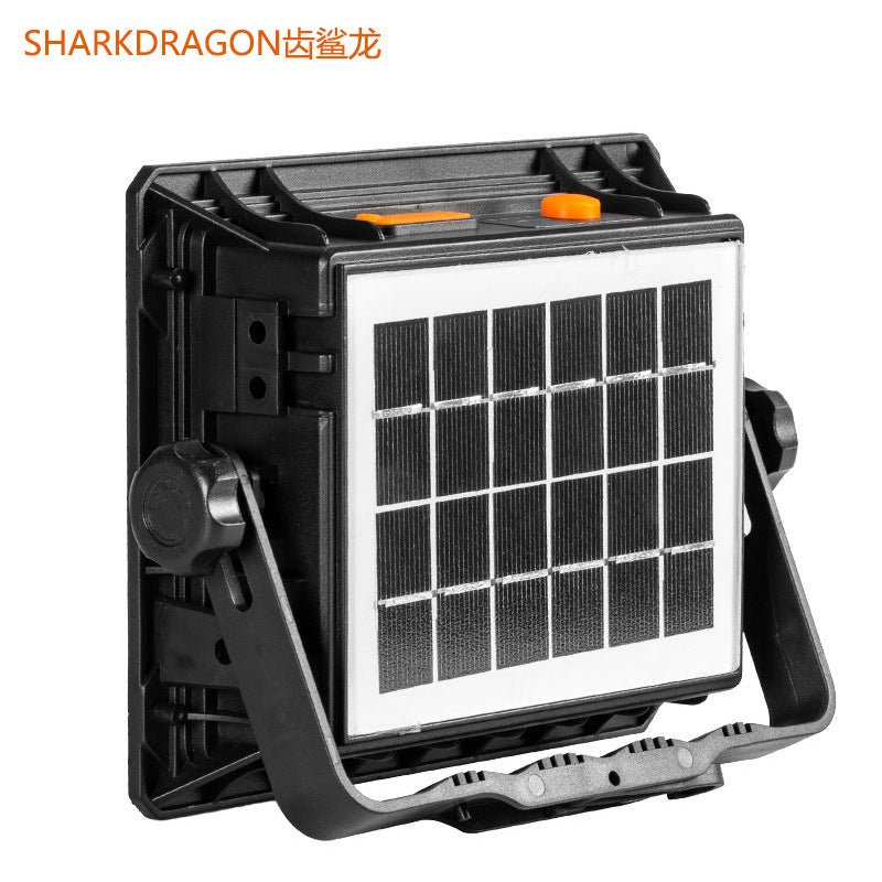 Cross-border high-power LED floodlight USB charging Outdoor construction site camping Solar floodlight Emergency lighting