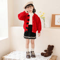 Girls' knit sweater cardigan -  collection - baby & toddler bubble sleeve knitwear