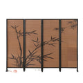 New chinoiserie screen bamboo pattern teahouse bedroom partition living room fence small apartment balcony national style new arrival screen