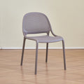 For homethickened scandinavian plastic chair back chair cut outoutdoor casual dining chair stackable stool scandinavian style