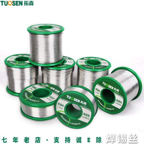 Tuosen rosin core tin wire 0.81.0/1.2/1 5/2.0 small roll solder wire lead cored solder wire wholesale