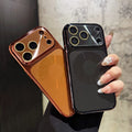 New star ring magnetic iphone 17 pro case with lens protector - iphone 16 instant aurora effect, large view window