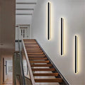 Nordic led wall lamp light luxury lighting casual linear lamp bedroom bedside wall lamp living room aisle normcore wall