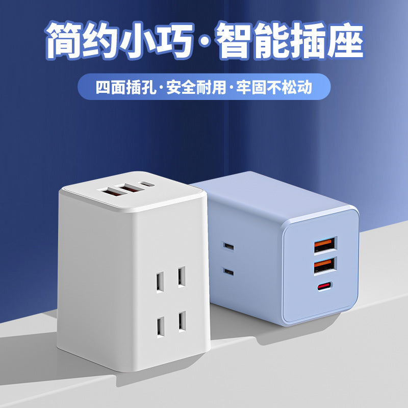 Two-hole socket converter american standard southeast asian power strip wireless multi-function 2-angle double two-pin plug power strip