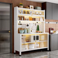 Multifunctional storage side cabinet, baby supplies storage cabinet, baby feeding table storage cabinet, storage rack, floor-standing multi-layer kitchen