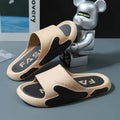 New men's summer slippers: trendy, thick-soled, "cloud-like" comfort for indoor, bath, and outdoor wear - 2024 collection